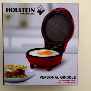 Personal Griddle by Holstein Houseware 4” cooking surface
